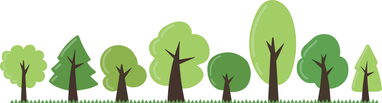 green trees banner